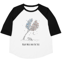 Load image into Gallery viewer, Night Wolf & The Tree Youth 3/4 shirt - Pop Americana
