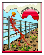 Load image into Gallery viewer, Work Yourself To The Bone - art print
