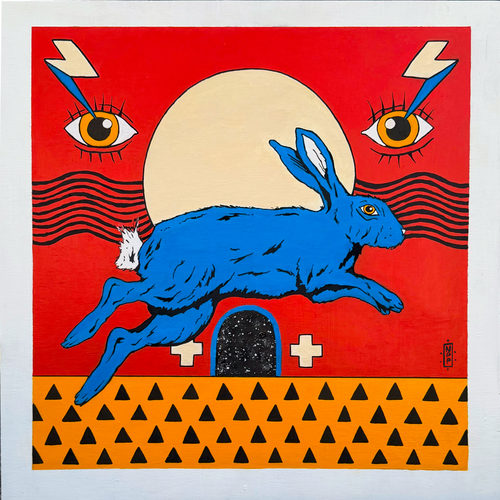 Eyes Through Time Painting by Nick Price