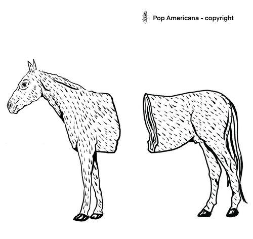 Magic Horse - Tattoo Ticket - Pop Americana 
