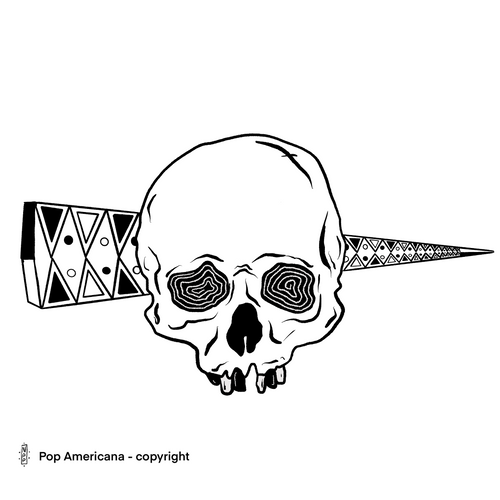 Skully - Tattoo Ticket - Pop Americana 