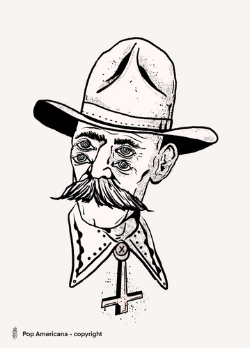 The Preacher - Tattoo Ticket - Pop Americana 