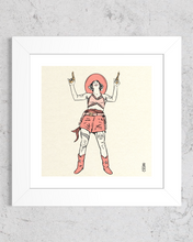 Load image into Gallery viewer, Wild West Rebel - art print
